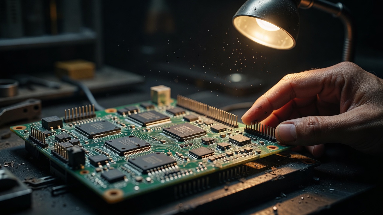 Сравнение старого и нового ASIC-майнера на складе