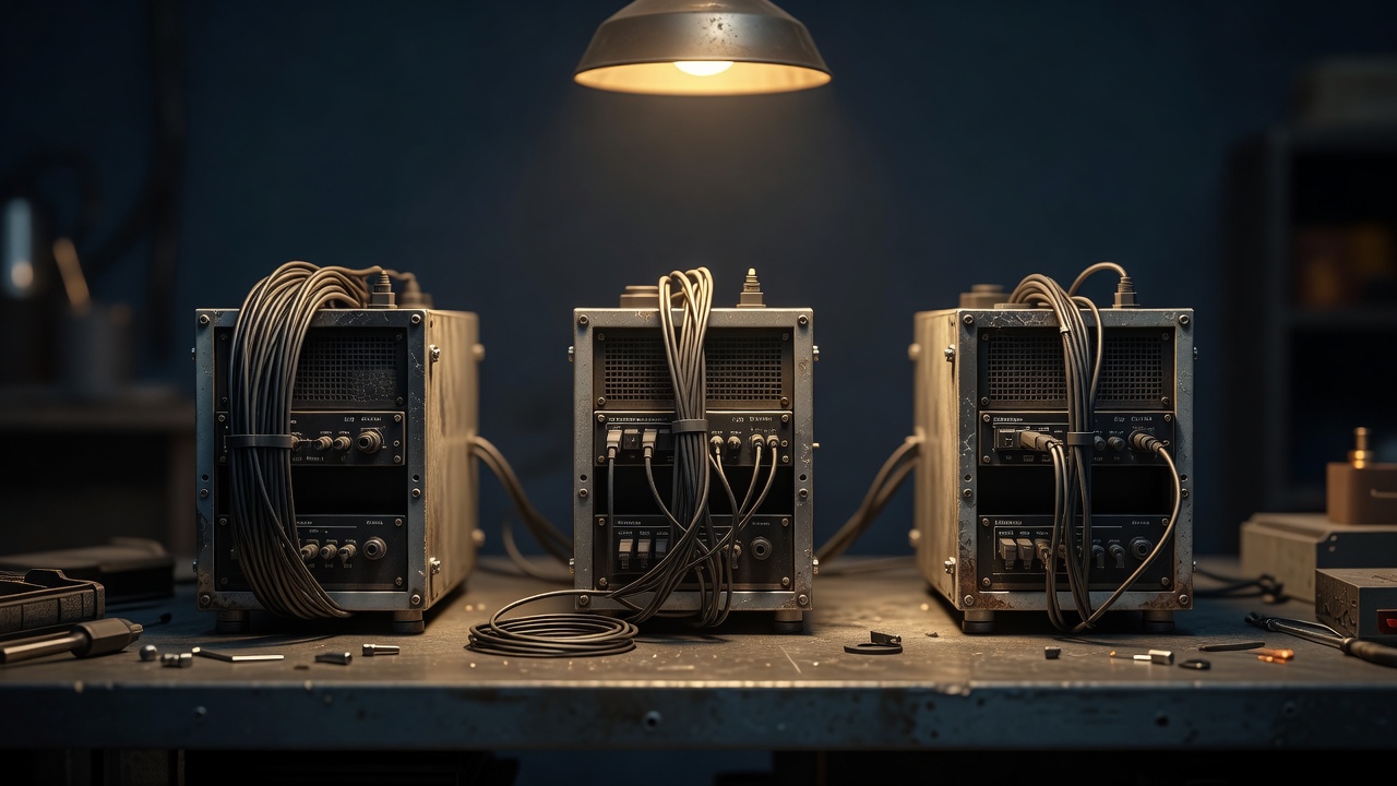Сравнение трёх б/у ASIC-майнеров на верстаке